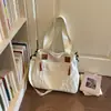 Bolso de Hombro Simple Casual 2026 Otoño Nuevo Gran Capacidad Bolso de Mano para Mujer Lona Alta Apariencia Bolso Cruzado