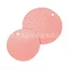 Venda Quente Transfronteiriça Almofada Isolante Térmica Jogo Americano Almofada Isolante Térmica Colmeia de Silicone Almofada de Silicone Almofada para Panela Redonda Almofada para Tigela Almofada para Mesa de Jantar