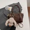 Bolsa Retro Estilo Ocidental para Mulheres, Grande Capacidade, Novo Modelo Inverno 2025, Bolsa Transversal Casual de Nicho, Bolsa Almofada para o Trabalho