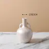 Vaso Cerâmico Geométrico Retrô Manchas Ornatos de Flores Novo Estilo Chinês Estilo Nórdico - Estilo Silencioso Decoração Morandi