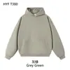 Sudadera con Capucha de Peso Pesado con Bucle Personalización Empresa Ropa de Trabajo Holgada Hombro Caído Primavera Otoño Viaje al Trabajo Uniforme de Trabajo Estampar Logo
