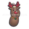 Amuletos para zapatos de muñeco de nieve navideño, Accesorios para zapatos tipo zueco de regalo de Navidad, Decoración de goma blanda de PVC Accesorios para DIY, Transfronterizo