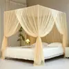 Nuevo Dosel de Cama Grueso Sencillo Estilo Princesa Clase A Estilo Palacio Hecho a Medida con Marco de Madera Maciza 0.9m Individual Marco de Hierro