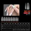 Arte de Uñas Arte de Uñas Ultra-delgado Sin Rastro Uso Extensión de Uñas Sin Limar Transparente Semimate Pegatina Completa Medio Pegatina Parche para Uñas