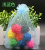 Bolsa de Organza Transparente Lisa con Cordón Bolsa de Gasa para Regalo Joyería Empaque de Joyería Bolsa de Gasa Lista para la Venta al Por Mayor Se Puede Imprimir el Logo