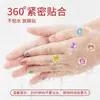 Pegatinas Luminosas 5D en Relieve de Kuromi para Uñas Infantiles Caricatura de Niña Impermeables Sin Tóxicos y Sin Olor Pegatinas para Uñas para Niñas