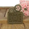 Acessórios para joias DIY 50 * 39MM engrenagem relógio pingente de liga vintage