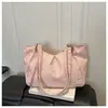 Bolso tote transfronterizo de moda y estilo dulce para mujer, nueva colección de verano 2026, bolso de hombro ligero plisado, bolso de axila de moda