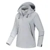 Chaqueta Desmontable Tres en Uno para Mujer para Primavera y Otoño, Chaqueta de Montañismo a Prueba de Viento e Impermeable para Hombre y Mujer