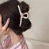 Pinza para el pelo con lazo dulce y femenino, tamaño grande, accesorio para el pelo de alta gama y exquisito, nuevo modelo 2026, adorno para el pelo con pinza de tiburón para la parte trasera de la cabeza
