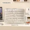 Bolsa Organizadora de Documentos de Viagem Acolchoada Camada de Armazenamento Compartimentada Porta-Cartões em Camadas Porta-Cartões Pequeno Portátil Bolsa Organizadora de Passagens