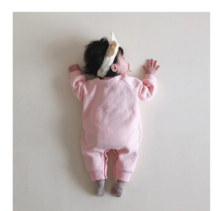 2020秋冬新款男女婴童卡通长袖连体服哈衣连身衣Y9007_