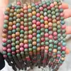 Ágata Calcedonia Natural Cuentas Sueltas Ágata Indio Alxa Cuentas Redondas Pulsera de Cuentas Pulsera Collar Accesorios para Joyería DIY Lote