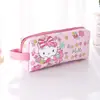 Estuche para lápices de estudiante, de material impermeable doble, bonito estuche de papelería con dibujos animados para niños, estuche grande para lápices.