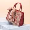 Bolso de mano bordado para boda, bolso rojo para madre de la boda, bolso bandolera para mujer, bolso de mano para suegra.
