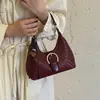 Versátil textura tejida nueva 2026 para mujer, exquisita bolsa diagonal retro para debajo del brazo, bolso de mano texturizado, bolso de hombro único para el commuting de otoño