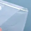 Bolsa de Cierre de PVC Transparente Personalizada Bolsa de Almacenamiento para Papelería Regla Bolsa para Lápices de Estudiante Esmerilada Logo Imprimible