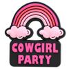 Charms para Zapatos de Clogs de Niña de Mezclilla Rosa Plástico Suave de Goma Blanda Hebilla de Zapato de Plástico Gotita Decoración DIY Accesorios para Zapatos de Jardín Transfronterizo
