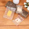 Embalagens para Assados Sacos Espessos para Biscoitos Sacos Transparentes Foscos Autoadesivos Sacos com Flocos de Neve para Doces e Pirulitos Sacos Selados à Máquina com Serrilhas