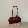 Bolso tipo baguette de estilo coreano con lazo, bolso de hombro único para debajo del brazo para mujer, nuevo bolso Boston versátil de moda 2025, bolso de bowling