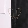 Bolsa de material para joyería de orejas DIY hecha a mano, 200 unidades, pendientes hechos a mano, ganchos para orejas de plata y oro, accesorios vintage para ganchos para orejas