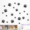 2974 Pegatinas de Pared Multicolor con Huellas de Pata de Perro Gato Dormitorio Hogar Lavavajillas Coche Pegatinas Multifunción Removibles