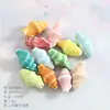 Cuentas de animales de cerámica con temática oceánica, conchas marinas, estrellas de mar, peces pequeños y caracolas - Cuentas para joyería y accesorios hechas a mano para niños