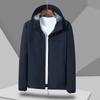 Ropa delgada de asalto para hombre y mujer, primavera y otoño, costuras de una sola capa, cortaviento, impermeable, ropa de asalto, traje de montañismo, abrigo con logo estampado personalizado