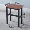 Taburete Cuadrado Simple, Taburete Engrosado de Taller de Fábrica, Silla de Entrenamiento Laboral, Taburete para Estudiantes, Taburete de Comedor Colorido, Silla Doméstica para Adultos