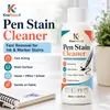KineShineX Bolígrafo Limpiador de Tinta Removedor de Manchas Líquido para Ropa, Escritorios, Libros, Plástico, Cuero, Limpieza de Marcas de Bolígrafo para el Hogar