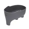 Cesta Drenante con Forma de Elefante para Lavar Arroz, Colador Multifuncional para Fregadero de Cocina, Cesta para Lavar Verduras y Frutas de Cocina, Almacenamiento de Plástico