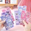 Sanrio Libreta Cinnamon Dog Calcomanía Láser Dibujos Animados Kurome Libreta Infantil Creativa Estilo Lindo