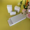 Caja de Embalaje Blanca de Cartón de Tamaño Mediano de 190 mm en Stock, Caja Blanca al por Mayor para Exportación, Caja de Papel Larga con Doble Inserto, Caja Plegable Impresa
