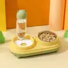 Dispensador Automático de Comida y Agua para Gatos, Dos en Uno, Gran Capacidad, Circulación Automática, Comedero y Bebedero para Gatos y Perros, Alimentador Programable