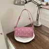 Bolsa de Design de Nicho Transfronteiriça com Bolinhas Simples 2026 Verão Nova Moda Versátil Estilosa Personalidade Bolsa Cilindro de Axila