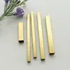 Accesorios de Latón DIY Materiales Ferretería para Ropa Tubo de Cobre Retro Europeo y Americano Collar Exagerado Cuadrado Geométrico Tubo Recto