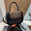 Bolso Estilo Coreano para Niña con Lazo Bolso Baguette para Debajo del Brazo 2026 Modelo Nuevo Bolso de Hombro Cruzado de Moda Casual de Alta Calidad para Mujer