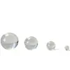 Venta al por mayor del fabricante 10-100 mm Vidrio de Cristal Transparente Sólido No Poroso Bolas Redondas Cuentas Manualidades Cristal Artificial