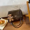 Bolso de Mujer Estampado de Leopardo Bolso de Gran Capacidad 2026 Otoño Nuevo Bolso de Hombro Único Bolso de Axila Retro Elegante Cadena Bolso Almohada para el Trabajo