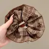 Scrunchie com vibe feminina, elástico de cabelo coreano fofo, acessório de cabelo estilo preguiçoso oversized, faixa de cabelo para coque