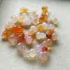 Pingente de Agata Gelo Cinza de Alta Qualidade, Brincos DIY de Calcedônia Tridimensional, Pulseira, Pingente de Jade, Acessórios Soltos, Pingentes para Atacado