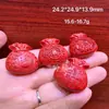 Al por mayor accesorios de arena roja voladora de agua de alto contenido colgante multiestilo cinabrio real arena roja voladora de agua de alto contenido