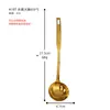 Cuchara para Hot Pot de Acero Inoxidable, Colador, Cuchara Grande para Sopa Casera, Cuchara para Gachas, Cuchara Compartida, Cucharón para Servir Sopa, Colador de Concha para Sopa