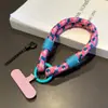 Nuevo Llavero de Cuerda Corta para Teléfono Móvil en Bloques de Color, Fuerte y Duradero, Bolso Colorido, Correa para Cámara, Anticaídas, Portátil y Moderno
