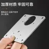 Suministrado directamente por el fabricante: Placa de Reparación de Bisagra para Puertas de Gabinete, Pieza de Reparación de Bisagra de Acero Inoxidable, Placa de Fijación en Forma de Hoja para Muebles, Gabinetes, Armarios