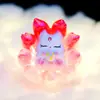 Celebridade da Internet Jogo para Celular Segunda Geração Kunlun Raposa de Nove Caudas Desenho Animado Pequena Raposa Demoníaca Brilhante Caixa Surpresa da Moda Figura de Coleção