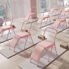 Silla de yoga ensanchada Iyengar Silla auxiliar profesional Silla plegable reforzada audaz Taburete auxiliar de yoga yoga