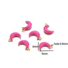 Pingente Colorido de Aço Inoxidável 18K Lua Estrela Cruz para DIY Colar Pulseira Acessórios de Pingente Joias