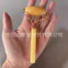 Masajeador de Jade Palo de Masaje Cristal Rosa Jade Rodillo de Doble Cabezal Lifting y Adelgazamiento Facial Especial para Salón de Belleza Tabla Raspadora