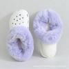 Zuecos de Algodón, Pantuflas de Algodón para Mujer, Zapatos de Mujer para Otoño e Invierno, Zapatos Peludos, Pantuflas de Algodón Desmontables, Zuecos con Forro de Felpa Casa de Nieve